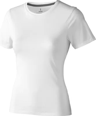 Image de T-shirt femme Elevate Nanaimo, manches courtes PF1808 (L) (Blanc)