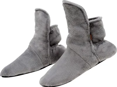 Produktbild von RAIKOU Klassische Hausschuhe für Damen, Herren aus Micro Flausch mit ABS und Rutschfester Sohle, Super Flauschige Hüttenschuhe in schönen Farben Anthrazit-34/37