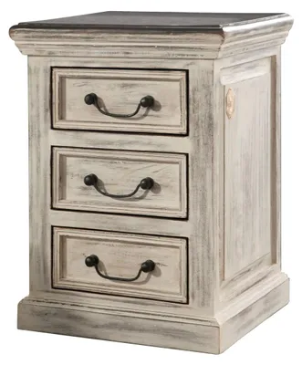 Immagine prodotto di MASSIVMOEBEL24 | CASTLE-ANTIK #65 Comodino in legno di acacia / mango - cerato 45x40x60