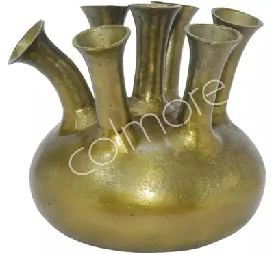 Obrázok produktu pre Vase LYANA, priemer 40 cm, výška 38 cm, zlatá farba