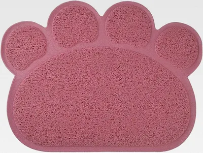 Produktbild von D&M DM Matte für Katzenklo, Pfotenabdruckmotiv, 40 x 30 cm