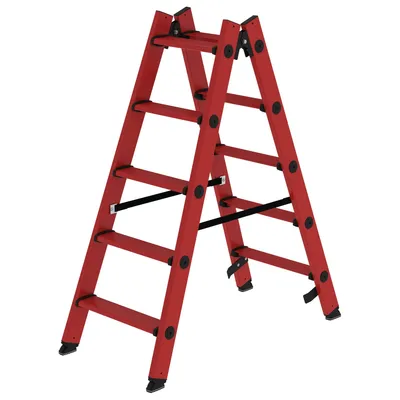 Produktbild von MUNK GFK- Stufenstehleiter 2x5 Stufen