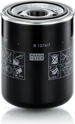 Zdjęcie produktu dla Filtr oleju MANN-FILTER W 1374/7