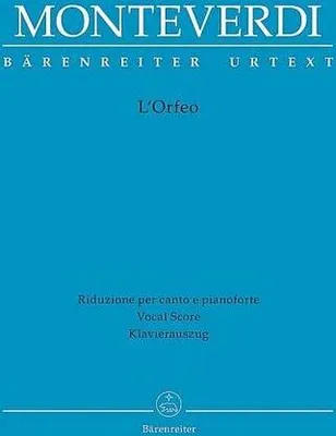 Produktbild von ISBN LOrfeo - Klavierauszug (it), Musik, Taschenbuch
