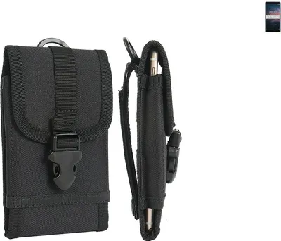 Produktbild von K-S-Trade Handyhülle kompatibel mit Nokia 8 Sirocco Gürteltasche Holster Handytasche Gürtel Tasche Schutzhülle Robuste Handy Schutz Hülle Tasche
