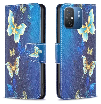 Obrázek produktu pro Pro Xiaomi Redmi 12C Umělá kůže Pouzdro na mobilní telefon Motiv 3 Obal Pouzdro Ochranné pouzdro