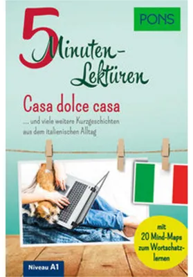 Immagine prodotto di PONS 5-Minuten-Lektüren Italienisch A1 - Casa dolce casa