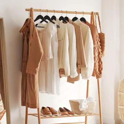 HOLIDYOYO 5 Holzbügel Mit Polster - Platzsparend Für Hemden & Jacken