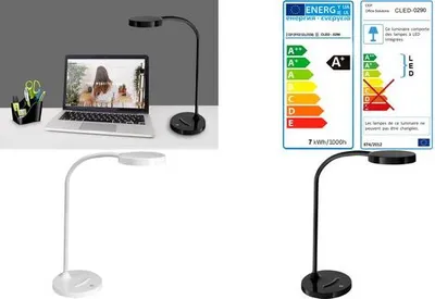 Productafbeelding van CEP Office Solution FLEX, LED-bureaulamp, wit