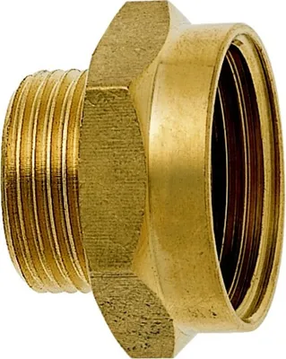 Produktbild von GEKA-Gewindenippel ; IG G 3/8" x AG G 1/2" MS mit Sechskant