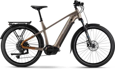 Produktbild von Haibike TREKKING 6.5 toffee/sand/silver glänzend 27,5" 600 Wh Diamant E-Tourenbike in Bronze