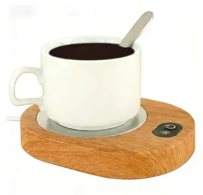 Produktbild von Tassenwärmer Elektrisch 1 Stück, USB-Wiederaufladbarer Kaffeewärmer Mit Schwerkraftsensorschalter Und Konstanttemperatur 55–65 °C Für Büro Und Küche
