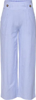 Produktbild von Gestreifte Culotte-Hose mit elastischem Bund | M / 32L