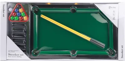 Immagine prodotto di Toi-Toys - Mini tavolo da biliardo gioco di snooker con stecche e palline gioco di società Tavolo da gioco