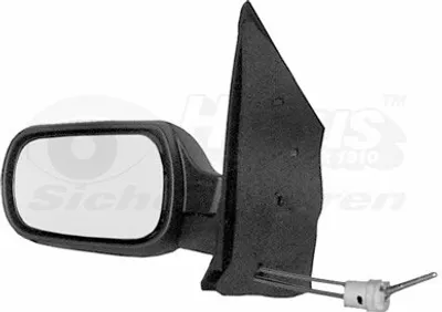 Produktbild von VAN WEZEL 1805813 Außenspiegel Seitenspiegel Links für FORD Fiesta Mk5 Schrägheck (JH1, JD1, JH3, JD3) Konvex Grundiert