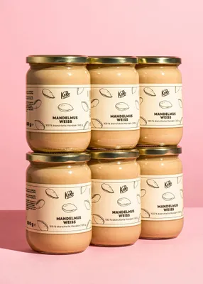 Produktbild von KoRo I Weißes Mandelmus 6 x 500 g