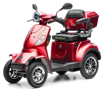 Produktbild von Seniorenmobil P4000, Lithium-Akku, 25 km/h, 1000 Watt, Rot