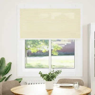 Produktbild von vidaXL Plissee Creme 120x150 cm Stoffbreite 119,4 cm Polyester