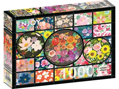 Image de Puzzle 1000 pièces Enjoy – Le Jardin Fleuri de Lacy