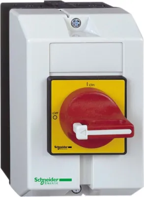 Produktbild von Schneider Electric VCF02GE, Drehschalter, 3P, Weiß, Rot, IP65, 10 A, 90 mm