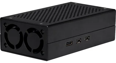 Produktbild von Joy-IT Aluminiumgehäuse für Raspberry Pi5 und M.2 HAT