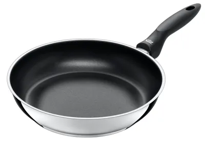Produktbild von Silit Domus, Rund, Allzweckpfanne, Schwarz, Edelstahl, Keramik, Kunststoff, Edelstahl, 28 cm