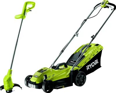 Obrázek produktu pro Elektrická sekačka na trávu 13000W RLM3313A v sadě s vyžínačem RLT2925 RYOBI