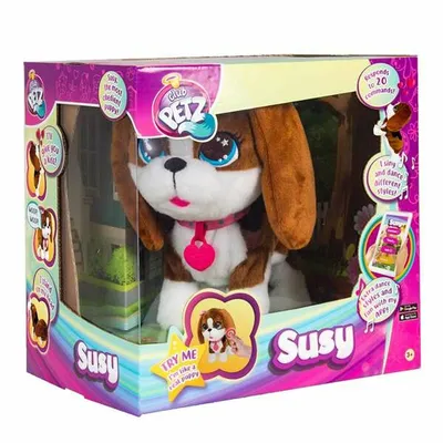 Obrázok produktu pre IMC Toys Club Petz Susy, hračkárske zvieratá, 1,5 rok / roky, Interaktívne, Zvukové efekty