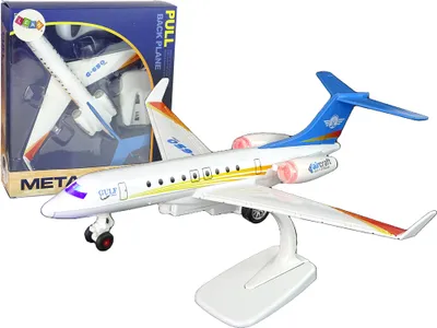 Produktbild von Passagierflugzeug G-650 Sound Lichter Modellflugzeug Spielzeug Modell, Größe:UNIVERSAL