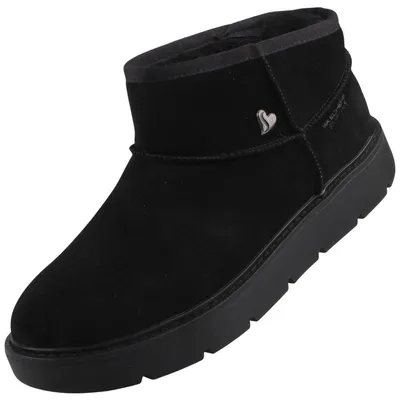 Immagine prodotto di Stivaletti da donna in pelle Skechers, modello Keepsakes Cozy-Cozy Mini, colore nero, codice prodotto 167848-BBK