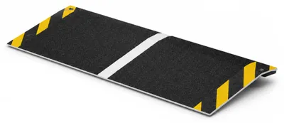 Zdjęcie produktu dla Rampa dla wózków inwalidzkich Wiltec, aluminiowa, 800 x 300 x 21 mm, rampa do progów drzwiowych do 50 mm wysokości progu i udźwig 363 kg, antypoślizgowa rampa do chodników dla wózków inwalidzkich i chodzików