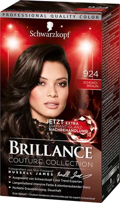 Produktbild von SCHWARZKOPF BRILLANCE Couture Collection  924 Schokobraun  Stufe 3 143ml