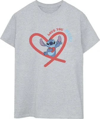 Produktbild von Disney - "Love You Mum" T-Shirt für Damen BI30120 (L) (Grau)