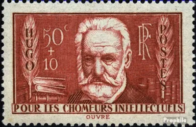 Produktbild von Briefmarken Frankreich 1936 Mi 338 mit Falz Notleidende Intellektuelle