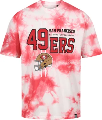 Produktbild von San Francisco 49ers - NFL - Tie-Dye Relaxed T-Shirt by Recovered, Red S
