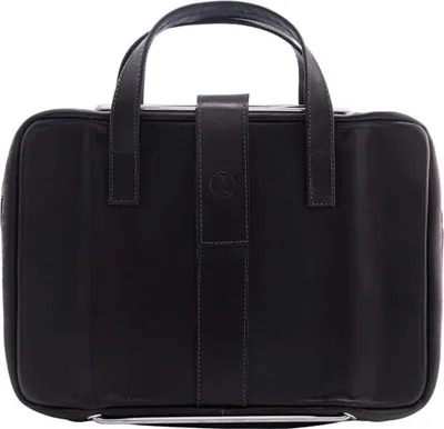 Produktbild von R-Go NBT+Ständer Viva 15,6" vollnarbenleder ergono.  schwarz