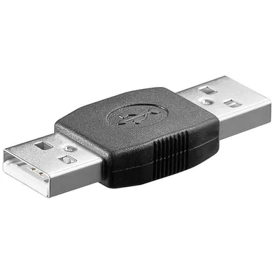 Immagine prodotto di Goobay 50294 Adattatore USB 2.0 Hi-Speed, connettore USB 2.0 maschio (tipo A) - connettore USB 2.0 maschio (tipo A) > connettore USB 2.0 maschio (tipo A)