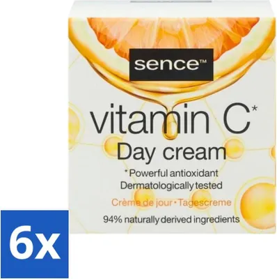 Produktbild von Sence - Vitamin C - Tagescreme - Strahlende Haut - 50 ml - Vorteilspack - 6 Stücke