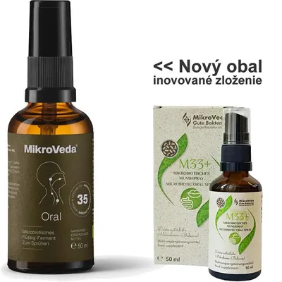 Produktbild von MikroVeda Oral Mundspray | 50 ml | mikrobiotisches Flüssigferment für das Mund-Mikrobiom