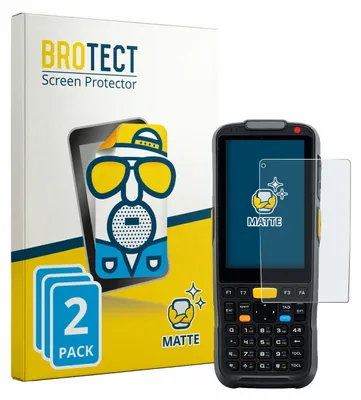 Produktbild von 2x BROTECT Schutzfolie für Newland PT60 Narvalo Displayschutz Displayschutzfolie Folie Matt Entspiegelungsfolie
