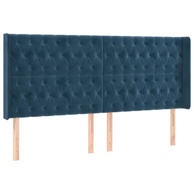 Zdjęcie produktu dla VidaXL 3119986, Ciemny Niebieski, Poliester, Drewno, 2030 mm, 118 cm, 128 cm, 160 mm