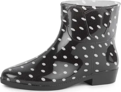 Produktbild von Ladeheid Damen Kurze Gummistiefel Stiefeletten bunt Regenschuhe wasserfest mit Muster LAZT201802 (Muster-4, 38 EU)