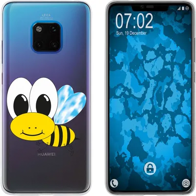 Produktbild von PhoneNatic Case kompatibel mit Huawei Mate 20 Pro Silikon-Hülle Cutiemals M1