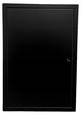Produktbild von Kimi Revisionstür 40x60 Schwarz Metall Schnappverschluss