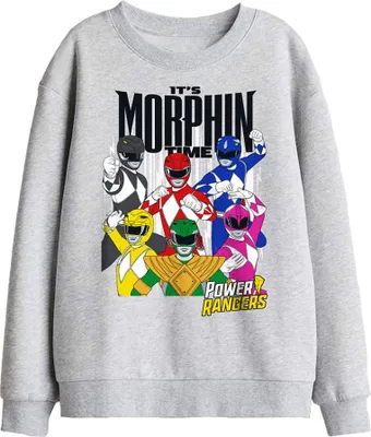Obrázek produktu pro Power Rangers – mikina pro děti „It´s Morphin Time“ TV29963 (152–158) (sportovní melírovaná)