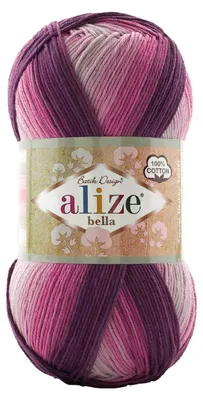 100g Baumwollstrickgarn ALIZE BELLA Batik 3302