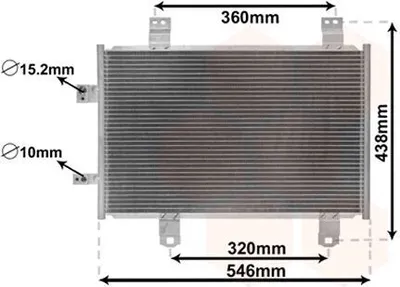 Produktbild von VAN WEZEL 27015702 Kondensator Klimaanlage Klimakondensator für MAZDA CX-3 (DK) +Trockner