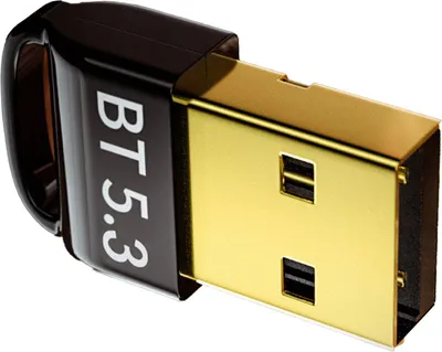 Zdjęcie produktu dla 5.3 Sterownik adaptera Bluetooth Bezpłatny nadajnik klawiatury myszy Odbiornik klucza sprzętowego USB do komputera PC