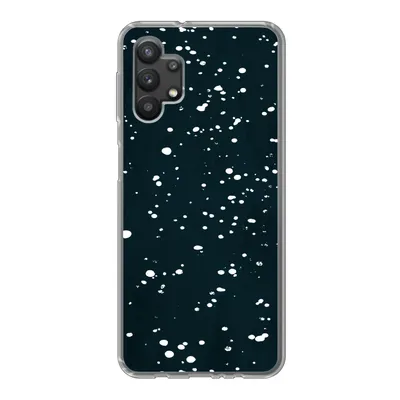 Produktbild von MuchoWow® Handyhülle Schutzhülle Hülle für Samsung Galaxy A32 5G Polka dots - Schwarz - Weiß Silikon Softcase Handy Hülle - Softcase