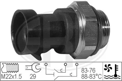 Obrázek produktu pro Termospínač na chladiči (82-77 87-82°) 7745216
